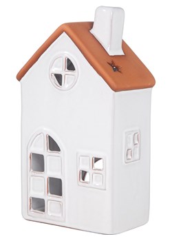 GILDE Świecznik &quot;Casa&quot; w kolorze białym - 10,5 x 18 x 6 cm ze sklepu Limango Polska w kategorii Świeczniki - zdjęcie 187777307