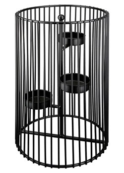 GILDE Świecznik &quot;Trixie&quot; w kolorze czarnym - wys. 22 cm ze sklepu Limango Polska w kategorii Świeczniki - zdjęcie 187777325