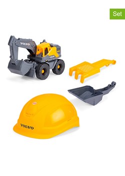 Dickie 4-częściowy zestaw budowlany &quot;Volvo Tough Excavator&quot; w kolorze żółtym - 3+ ze sklepu Limango Polska w kategorii Zabawki - zdjęcie 187777587