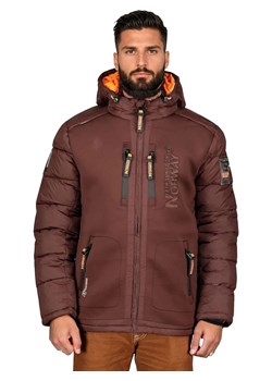 Geographical Norway Kurtka puchowa &quot;Beachwood&quot; w kolorze brązowym ze sklepu Limango Polska w kategorii Kurtki męskie - zdjęcie 187777736