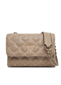Torebka Guess Giully II Mini HWQG96 73740 Beżowy ze sklepu eobuwie.pl w kategorii Kopertówki - zdjęcie 187777905