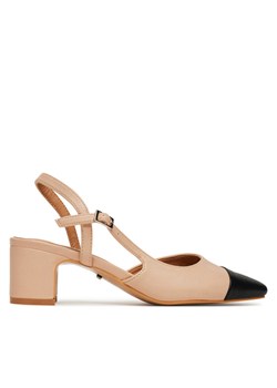 DeeZee Półbuty 11-710-1 Beżowy ze sklepu MODIVO w kategorii Sandały damskie - zdjęcie 187778319