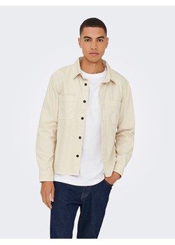ONLY &amp; SONS Koszula "Times" w kolorze beżowym ze sklepu Limango Polska w kategorii Koszule męskie - zdjęcie 187779088