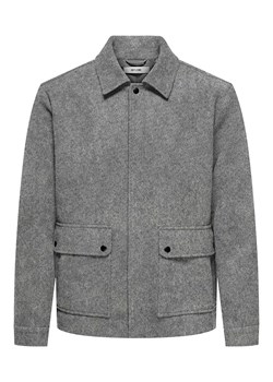 ONLY &amp; SONS Kurtka koszulowa &quot;Ponnor&quot; w kolorze szarym ze sklepu Limango Polska w kategorii Kurtki męskie - zdjęcie 187779406