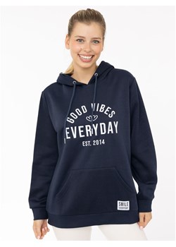 Zwillingsherz Bluza &quot;Everyday&quot; w kolorze granatowym ze sklepu Limango Polska w kategorii Bluzy damskie - zdjęcie 187779885