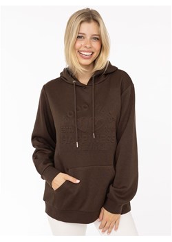 Zwillingsherz Bluza &quot;Happiness Vibes&quot; w kolorze brązowym ze sklepu Limango Polska w kategorii Bluzy damskie - zdjęcie 187779905