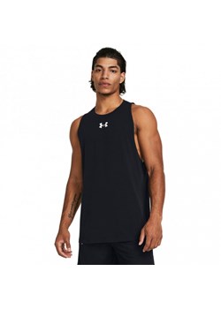Męski top do koszykówki Under Armour UA Zone Tank  - czarny ze sklepu Sportstylestory.com w kategorii T-shirty męskie - zdjęcie 187780505
