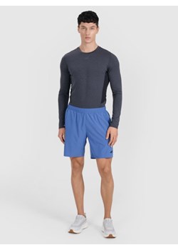 Męskie spodenki treningowe 4F 4FWAW25TFSHM1040 - niebieskie ze sklepu Sportstylestory.com w kategorii Spodenki męskie - zdjęcie 187780737