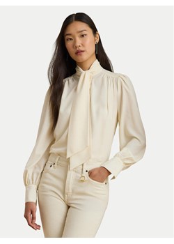 LAUREN RALPH LAUREN Koszula 200P14083001 Beżowy Relaxed Fit ze sklepu MODIVO w kategorii Koszule damskie - zdjęcie 187781128