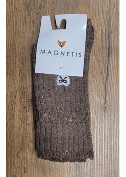 Ciepłe skarpetki damskie w prążek serduszka CO5025 ciemny beż, Kolor ciemny beżowy, Rozmiar uniwersalny, Magnetis ze sklepu Primodo w kategorii Skarpetki damskie - zdjęcie 187781345