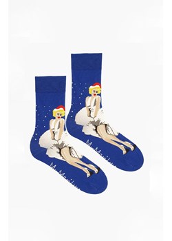 Marilyn świąteczne skarpetki męskie Christmass, Kolor niebieski-wzór, Rozmiar 41-45, Marilyn ze sklepu Primodo w kategorii Skarpetki męskie - zdjęcie 187781355