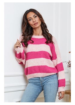 So Cachemire Sweter &quot;Bech&quot; w kolorze jasnoróżowo-różowym ze sklepu Limango Polska w kategorii Swetry damskie - zdjęcie 187781576