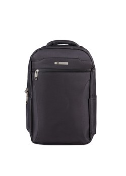 czarny plecak podróżny 40x20x25 cm bagaż podręczny z rączką i uchwy ze sklepu Słoń Torbalski w kategorii Torby podróżne - zdjęcie 187783856