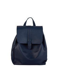 granatowy plecak skórzany Esterka ze sklepu Słoń Torbalski w kategorii Plecaki - zdjęcie 187783865