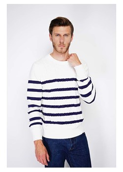 C&amp; Jo Sweter w kolorze białym ze sklepu Limango Polska w kategorii Swetry męskie - zdjęcie 187784578