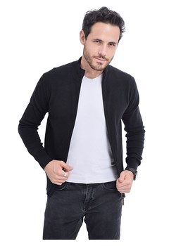 C&amp; Jo Kardigan w kolorze czarnym ze sklepu Limango Polska w kategorii Swetry męskie - zdjęcie 187784659