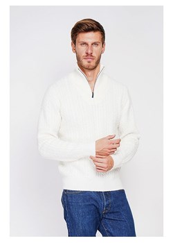 C&amp; Jo Sweter w kolorze białym ze sklepu Limango Polska w kategorii Swetry męskie - zdjęcie 187784668