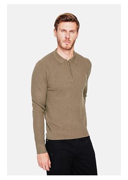 C&amp; Jo Sweter w kolorze khaki ze sklepu Limango Polska w kategorii Swetry męskie - zdjęcie 187784738