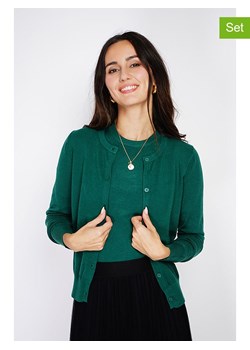 C&amp; Jo 2-częściowy zestaw w kolorze zielonym ze sklepu Limango Polska w kategorii Swetry damskie - zdjęcie 187784918