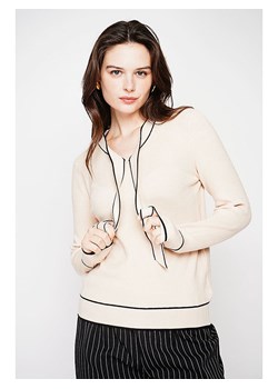 C&amp; Jo Sweter w kolorze beżowo-czarnym ze sklepu Limango Polska w kategorii Swetry damskie - zdjęcie 187785037