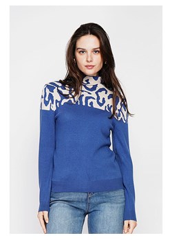C&amp; Jo Sweter w kolorze niebiesko-białym ze sklepu Limango Polska w kategorii Swetry damskie - zdjęcie 187785046