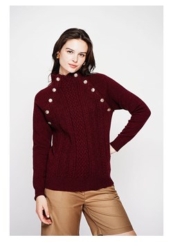 C&amp; Jo Sweter w kolorze bordowym ze sklepu Limango Polska w kategorii Swetry damskie - zdjęcie 187785055