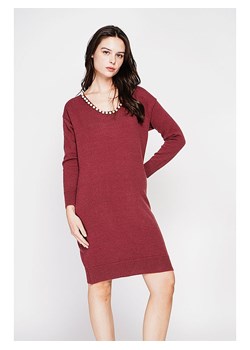 C&amp; Jo Sukienka dzianinowa w kolorze bordowym ze sklepu Limango Polska w kategorii Sukienki - zdjęcie 187785159