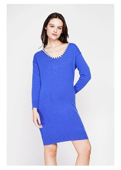 C&amp; Jo Sukienka dzianinowa w kolorze niebieskim ze sklepu Limango Polska w kategorii Sukienki - zdjęcie 187785168