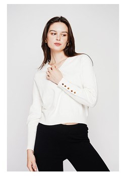 C&amp; Jo Sweter w kolorze białym ze sklepu Limango Polska w kategorii Swetry damskie - zdjęcie 187785208