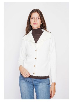 C&amp; Jo Kardigan w kolorze białym ze sklepu Limango Polska w kategorii Swetry damskie - zdjęcie 187785227