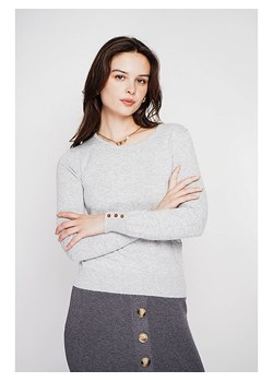 C&amp; Jo Sweter w kolorze szarym ze sklepu Limango Polska w kategorii Swetry damskie - zdjęcie 187785258