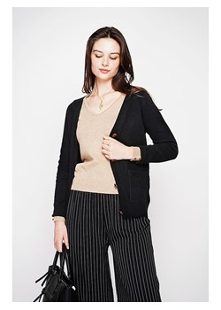 C&amp; Jo Kardigan w kolorze czarnym ze sklepu Limango Polska w kategorii Swetry damskie - zdjęcie 187785297