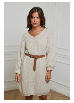 L&apos;armoire de Suzette Sukienka dzianinowa w kolorze beżowym ze sklepu Limango Polska w kategorii Sukienki - zdjęcie 187785315