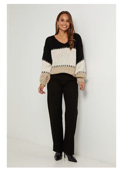 L&apos;armoire de Suzette Sweter w kolorze czarno-kremowym ze sklepu Limango Polska w kategorii Swetry damskie - zdjęcie 187785765