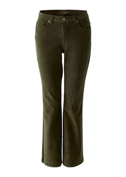 Oui Spodnie sztruksowe w kolorze khaki ze sklepu Limango Polska w kategorii Spodnie damskie - zdjęcie 187786186
