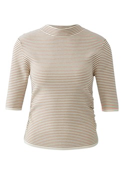 Oui Sweter w kolorze biało-jasnobrązowym ze sklepu Limango Polska w kategorii Swetry damskie - zdjęcie 187786209