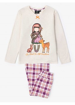 SANTORO London Piżama &quot;Santoro Gorjuss&quot; w kolorze kremowo-fioletowym ze sklepu Limango Polska w kategorii Piżamy dziecięce - zdjęcie 187786457