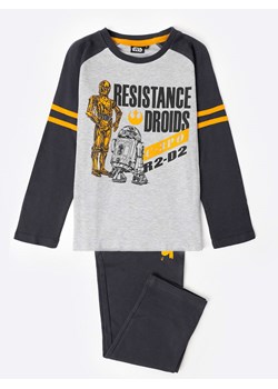 Star Wars Piżama &quot;Star Wars&quot; w kolorze antracytowo-jasnoszarym ze sklepu Limango Polska w kategorii Piżamy dziecięce - zdjęcie 187786509