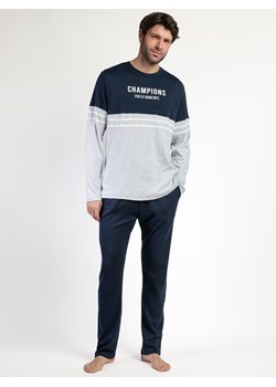 admas Piżama &quot;Stay at home&quot; w kolorze granatowo-szarym ze sklepu Limango Polska w kategorii Piżamy męskie - zdjęcie 187786547