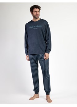 admas Piżama &quot;Stay at home&quot; w kolorze granatowym ze sklepu Limango Polska w kategorii Piżamy męskie - zdjęcie 187786567
