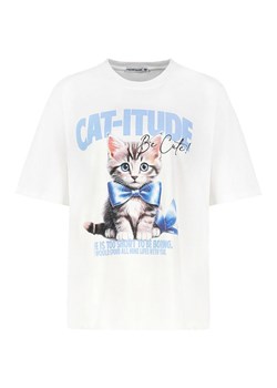 Sublevel Koszulka w kolorze białym ze sklepu Limango Polska w kategorii Bluzki damskie - zdjęcie 187787888