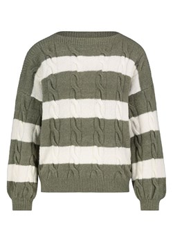 Sublevel Sweter w kolorze oliwkowo-kremowym ze sklepu Limango Polska w kategorii Swetry damskie - zdjęcie 187788396