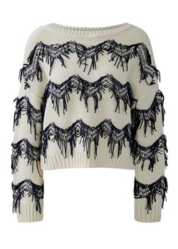 Oui Sweter w kolorze biało-granatowym ze sklepu Limango Polska w kategorii Swetry damskie - zdjęcie 187790656