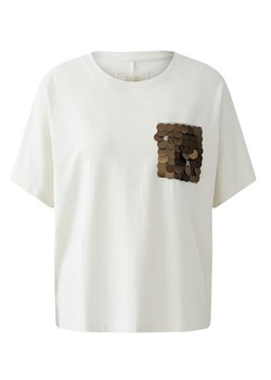 Oui Koszulka w kolorze kremowym ze sklepu Limango Polska w kategorii Bluzki damskie - zdjęcie 187790719