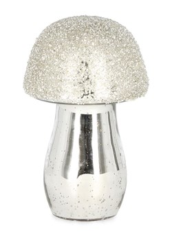 Bizzotto Figurka dekoracyjna &quot;Mushroom&quot; w kolorze srebrnym - wys. 21,5 cm ze sklepu Limango Polska w kategorii Dekoracje - zdjęcie 187791509