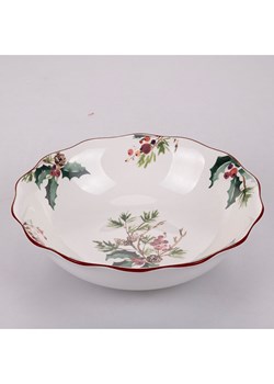 Villa d´Este Salaterka &quot;Vintage Xmas&quot; w kolorze białym ze wzorem - Ø 22 cm ze sklepu Limango Polska w kategorii Naczynia - zdjęcie 187791517