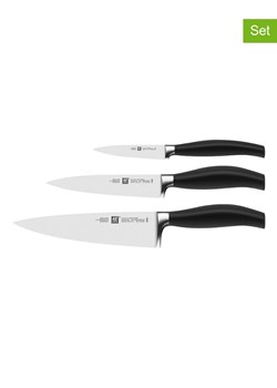 Zwilling Noże kuchenne (3 szt.) &quot;Five Star&quot; w kolorze czarnym ze sklepu Limango Polska w kategorii Noże kuchenne - zdjęcie 187791618