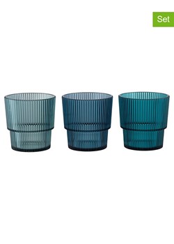 Villa d´Este Szklanki (12 szt.) &quot;Unico&quot; w kolorze niebieskim - 300 ml ze sklepu Limango Polska w kategorii Naczynia - zdjęcie 187791899