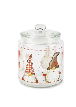 Trendy Kitchen by EXCÉLSA Słoik &quot;Gnomo&quot; w kolorze czerwonym - 1 l ze sklepu Limango Polska w kategorii Pojemniki kuchenne - zdjęcie 187792037