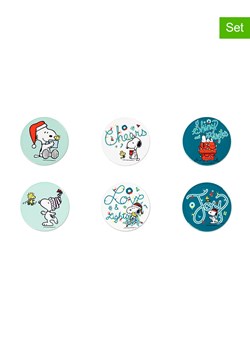 Trendy Kitchen by EXCÉLSA Podstawki (6 szt.) w kolorze niebiesko-miętowym - Ø 10,5 cm ze sklepu Limango Polska w kategorii Akcesoria kuchenne - zdjęcie 187792057